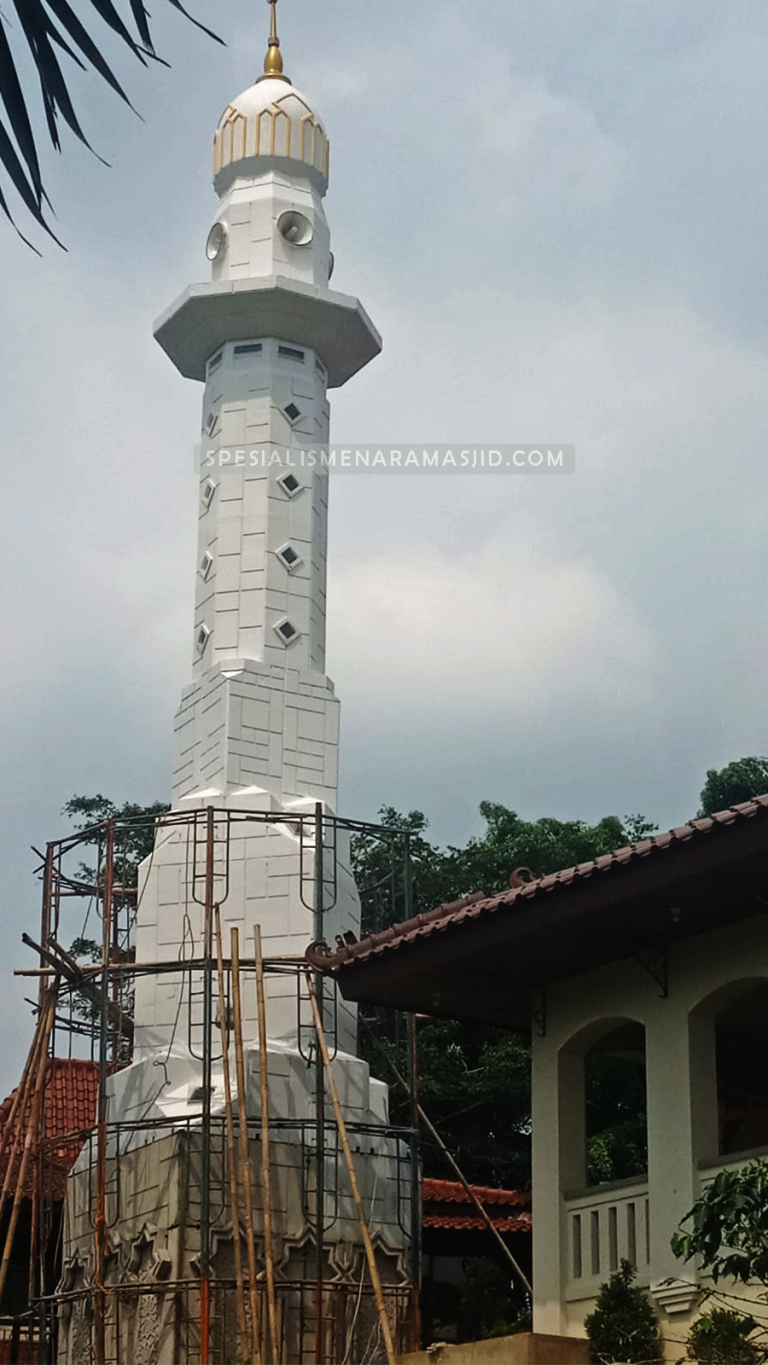 pembangunan menara masjid tahan gempa bandung