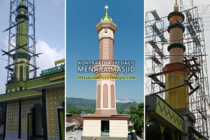 menara masjid grc kokoh lebak banten
