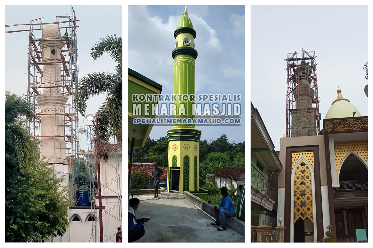 menara masjid bangkalan konstruksi profesional