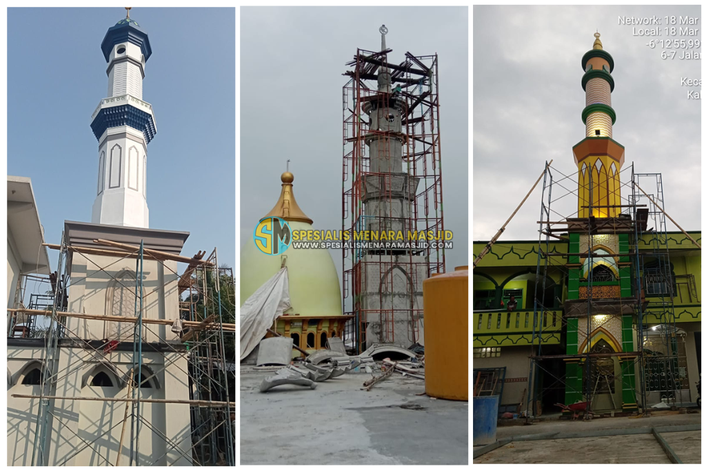 menara masjid modern batu malang