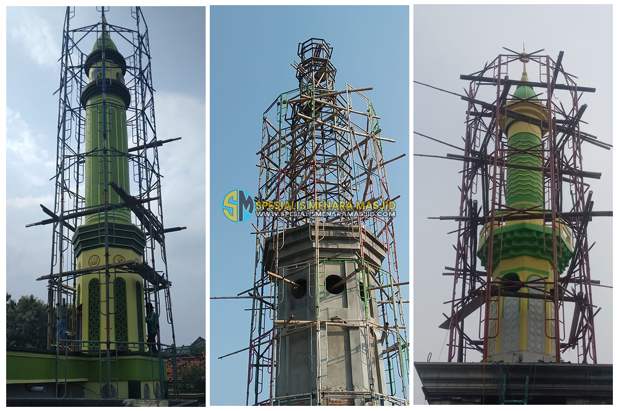 menara masjid modern GRC Blitar