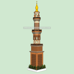 Gratis Desain 3D Menara Masjid